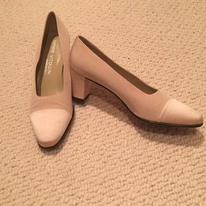 Satin Chunky Heels by Adrienne Vittadini